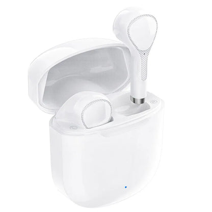 White true wireless Bluetooth 5.0 in-ear sports headset with charging box and Type-C interface