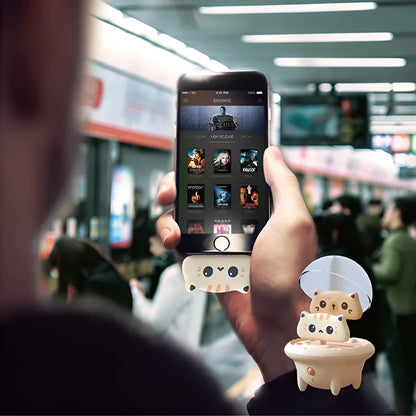 Cartoon character fast charging power bank compatible with Apple iPhone devices