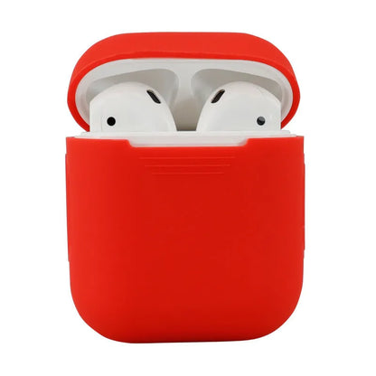 Silicone protective cover for AirPods 2 wireless earbud case in various colours