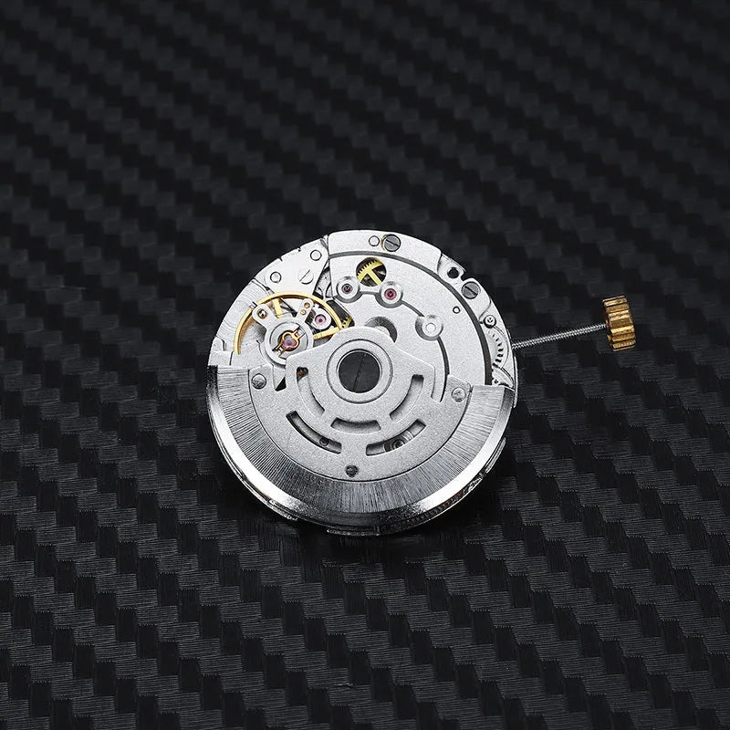 8215 automatic movement replacement stainless steel 25 mm diameter silver colour mechanical watch movement for Seiko 5 compatible watch repair and DIY watchmaking parts