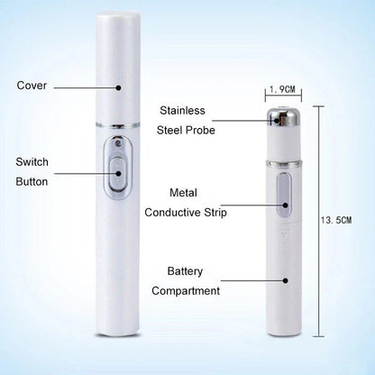 Advanced Blue Light Therapy Acne Pen - Targets Acne, Reduces Scarring, and Rejuvenates Skin