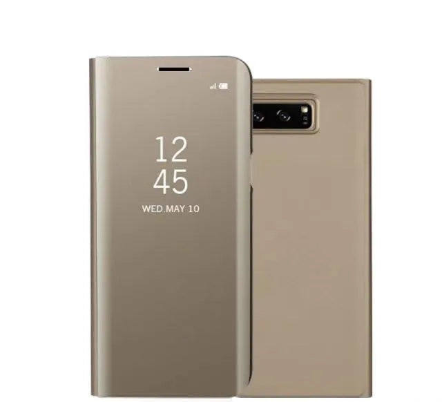 Samsung Galaxy A50 phone case with built-in stand and mirror in six colour options