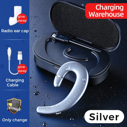 Bluetooth 5.0 headset in black, red or white with 72-hour call and music time and 1500mAh battery.