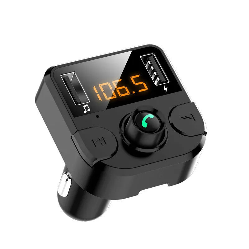 BT36B black car MP3 Bluetooth player with 1.1 inch screen for vehicle audio streaming