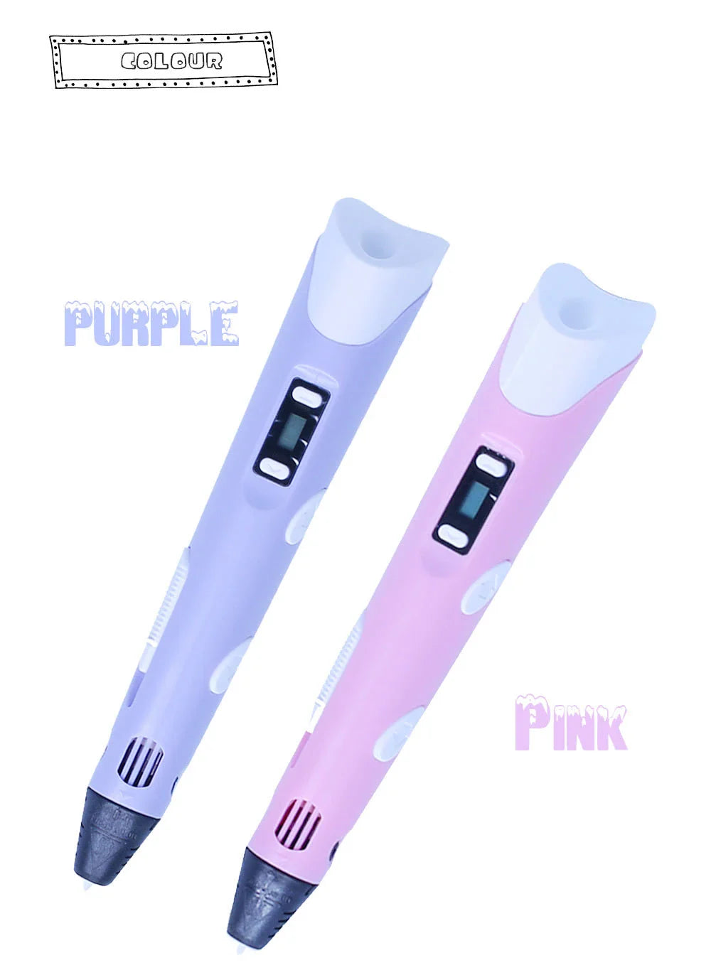 A versatile 3D pen with adjustable temperature settings, vibrant filament colors, and an ergonomic design for endless creative possibilities.