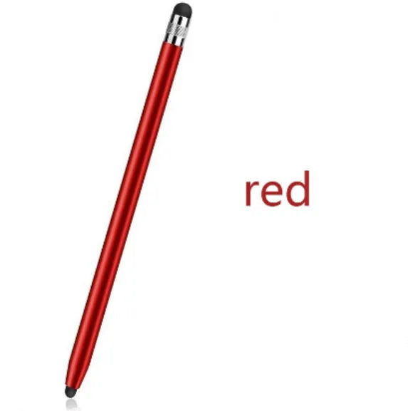 Two-in-one metal touch screen pen in various colours for use with Samsung, Apple, and Xiaomi devices