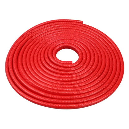 Universal car door anti-collision strip with steel disc for edge protection