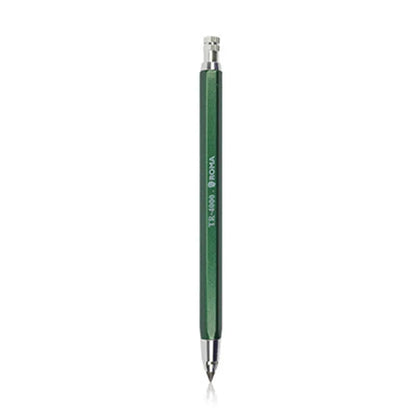 4.0mm mechanical pencil for drawing with colour lead refills in yellow, orange, blue, green, rose red, and orange red