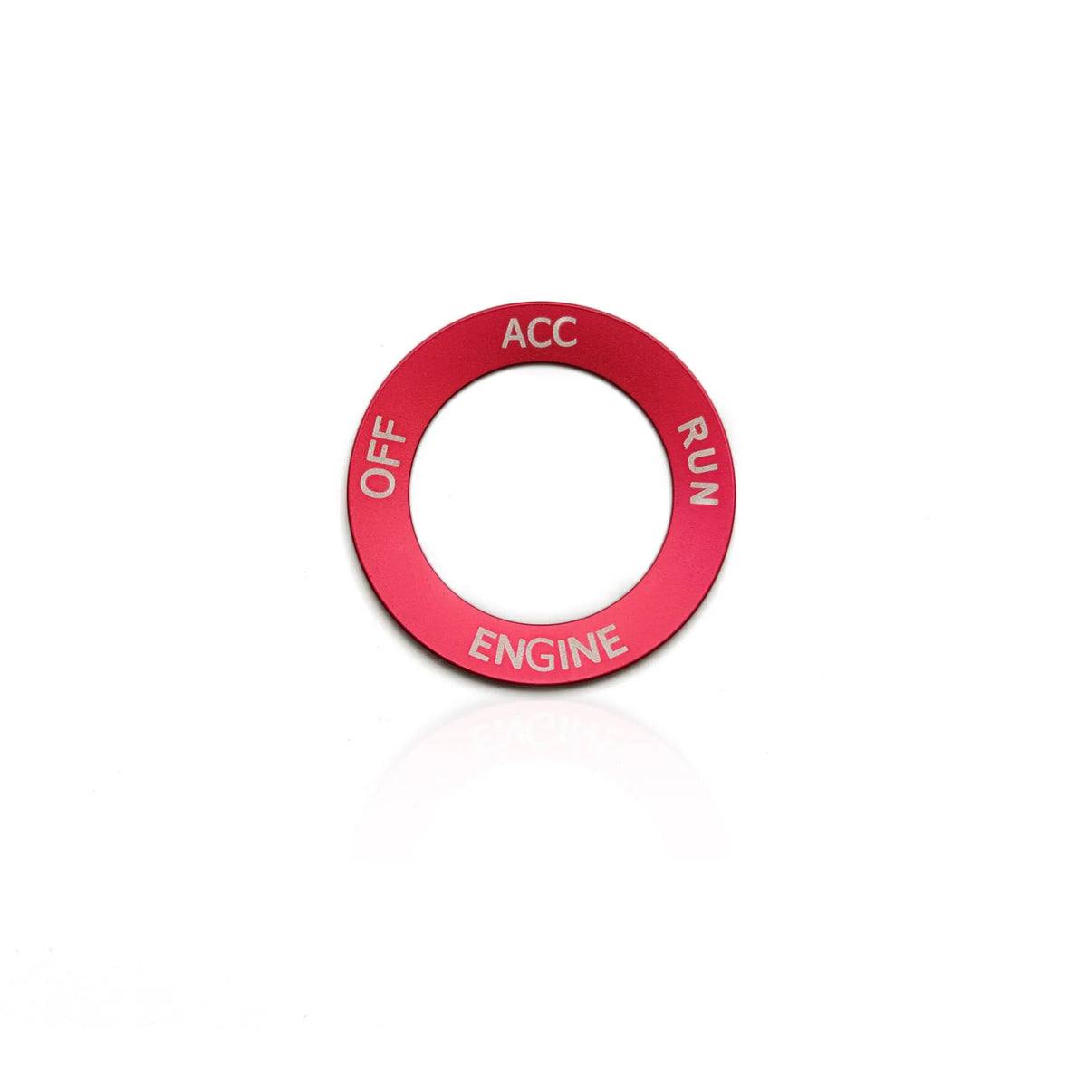 Aluminium alloy decorative ring for Dodge Challenger and Grand Cherokee air conditioning knobs in multiple colours.