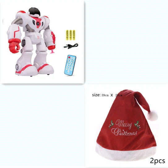 Remote control dancing robot toy with gesture controls, autonomous navigation, and customizable dance routines
