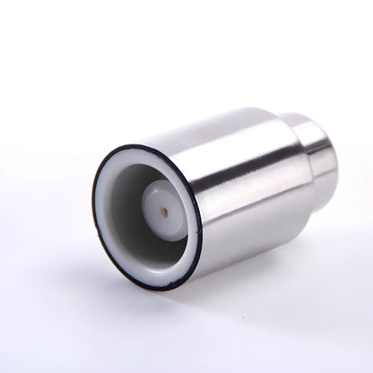 Stainless steel vacuum wine stopper with manual pump for preserving opened wine bottles