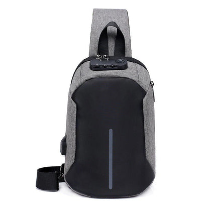 Durable Oxford cloth shoulder bag with zipper closure, adjustable strap, and spacious interior for everyday use