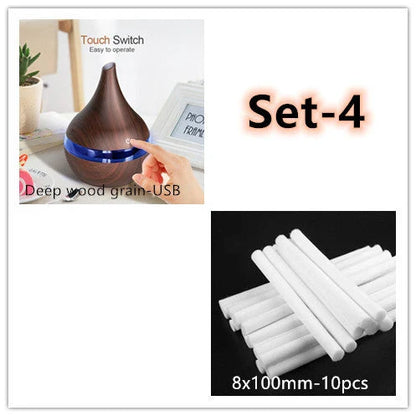 Elegant ultrasonic essential oil diffuser with whisper-soft mist and soothing aromas for relaxing home ambience