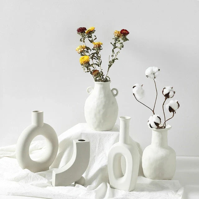 Elegant Nordic Ceramic Vase for stylish home decor