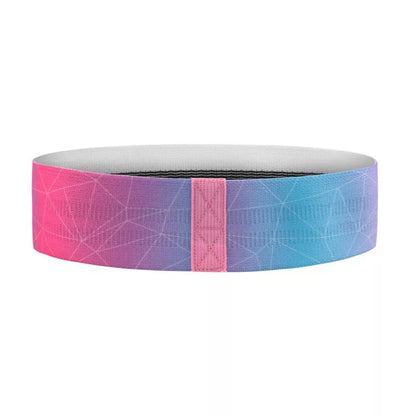 Pure cotton yoga resistance band for buttocks and hip exercises in various colors and sizes