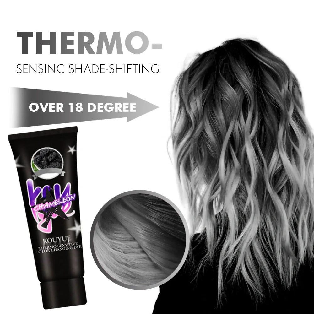 Professional Thermochromic Hair Dye Cream with colour changing effect