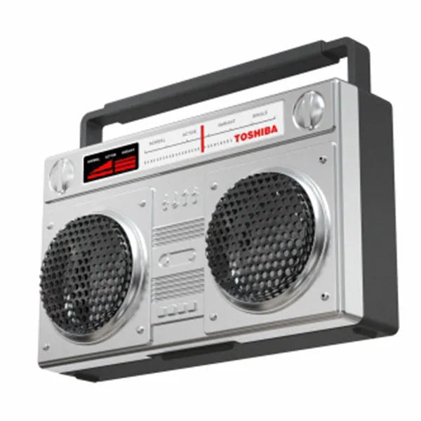 Gold cassette tape car air freshener with zinc alloy construction on car dashboard