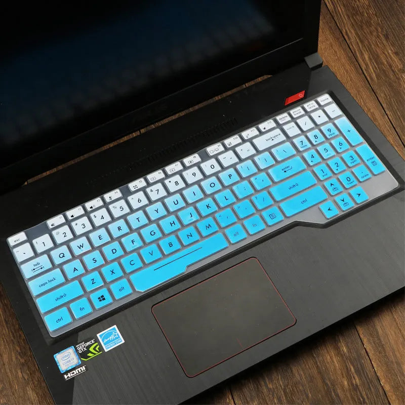 ASUS Flight 15.6-inch laptop keyboard protective film cover in translucent colour on keyboard