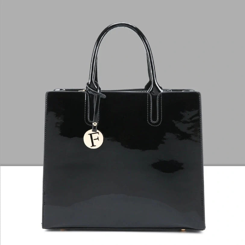 3 Sets Leather Handbags in various colours with zipper closure and cell phone pocket