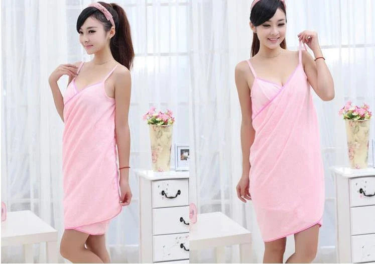 Stylish and versatile beach towel dress in various colors, ideal for drying off and looking fabulous at the beach or pool