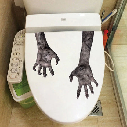 Spooky ghostly hand wall decal for Halloween home decor