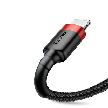 USB-C to Lightning fast charging cable for iPhone with gold connector in 0.5m, 1m, 2m and 3m length options