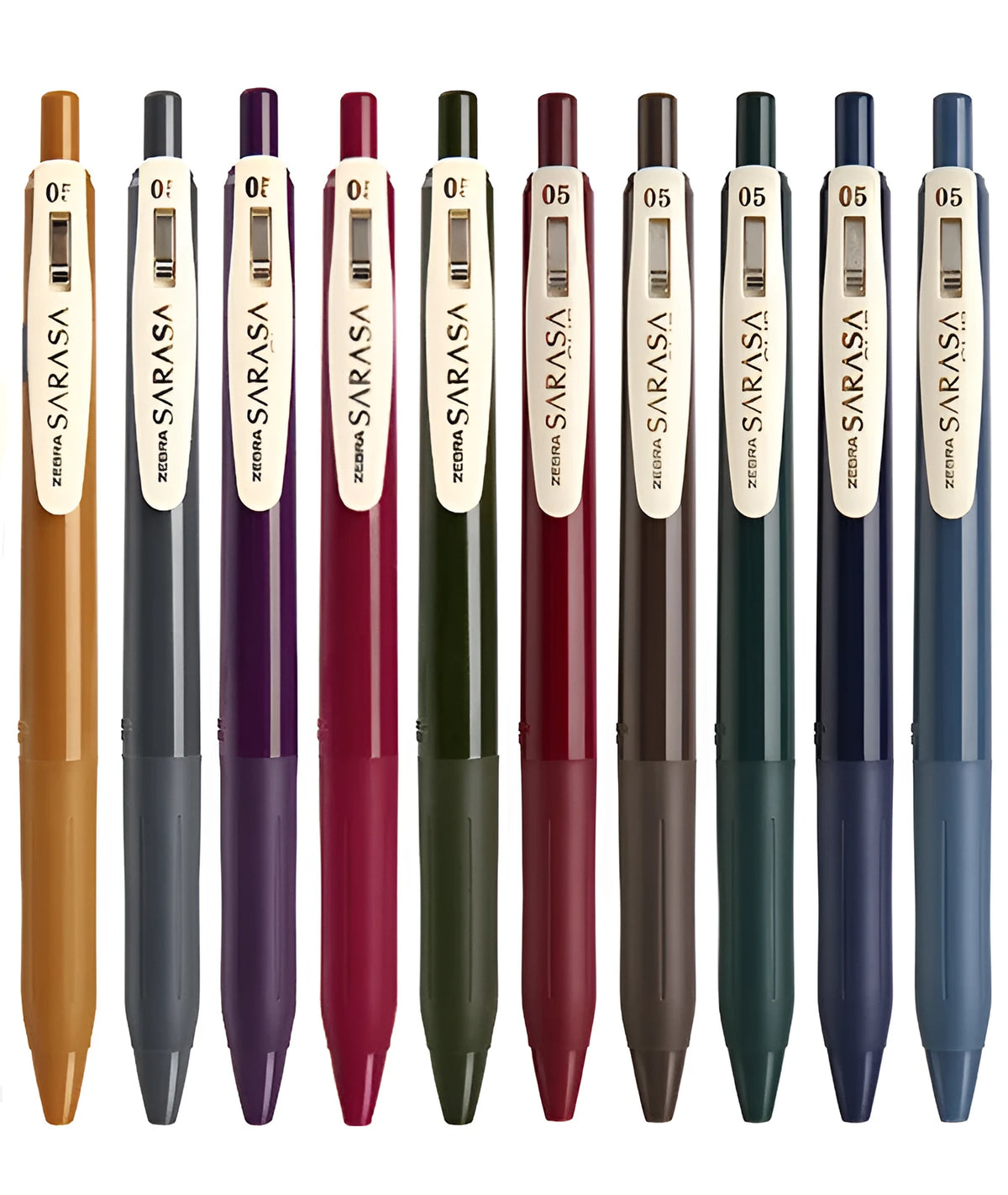 Press The Water 0.5mm bullet tip gel pen in retro colour options