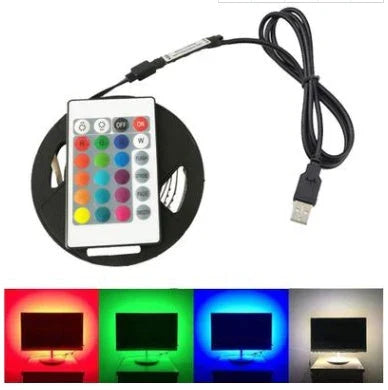 Premium RGB LED strip lights with customisable colour options and waterproof design