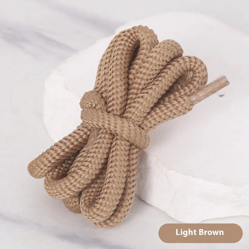 Oval shoelace adapter rope in various colours, showing 1.0cm width and length options for sweatshirts and hats.