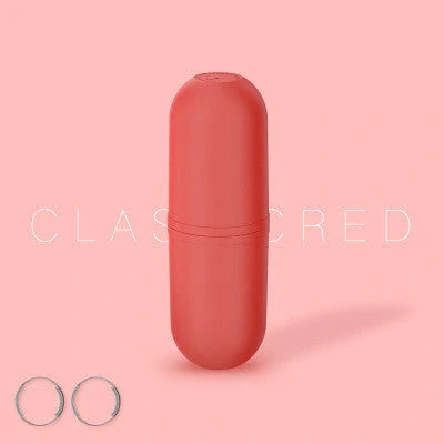Capsule-shaped multi-function travel bottle in various colours with leak-proof design