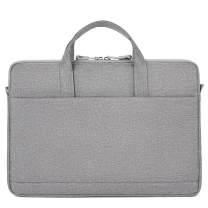 Oxford cloth laptop liner bag for MacBook 13-15 inch, zipper, multiple pockets, black blue grey pink