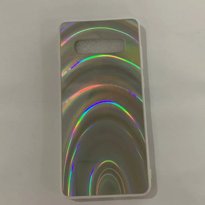 Rainbow mirror glitter phone case with slim-fit TPU PC acrylic back cover and precise cutouts