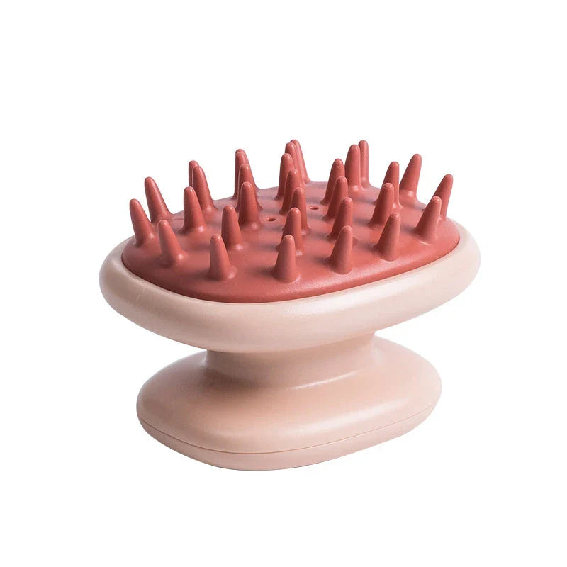 Silicone Scalp Massager Brush with Airbag Design for Gentle Exfoliation and Improved Blood Circulation