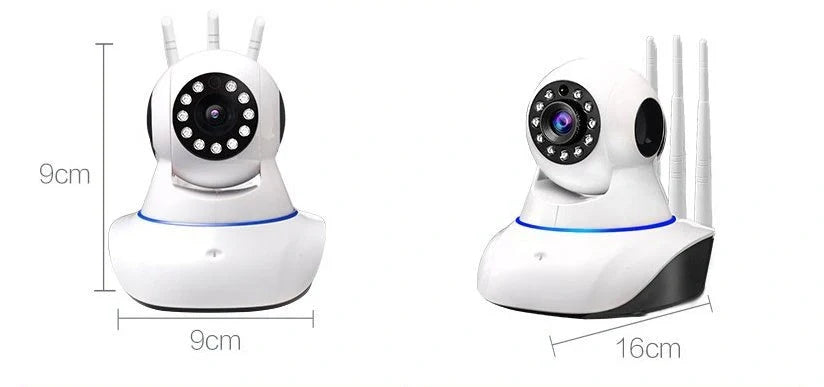 HD 1080P wireless surveillance camera with infrared night vision and pan/tilt control