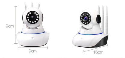HD 1080P wireless surveillance camera with infrared night vision and pan/tilt control