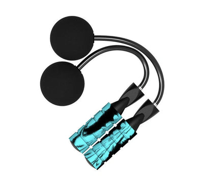 Adjustable weighted cordless jump rope with EVA balls for effective workouts
