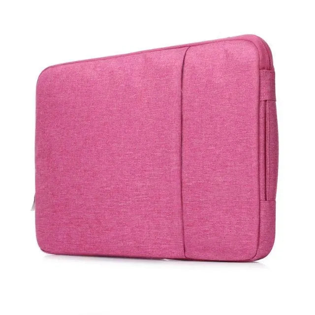 Leather tablet case for 12.9-inch devices with thickened anti-fall protection in waterproof canvas material