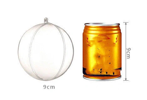 Eco-friendly PS plastic decorative hanging balls for crafts, decorations, and gifts