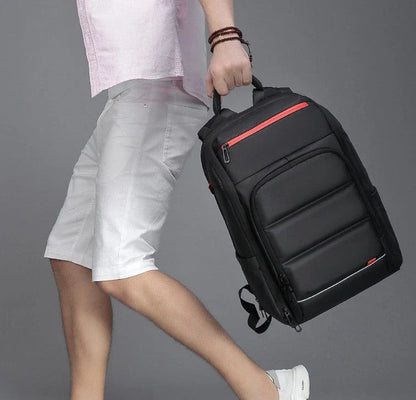 Versatile waterproof backpack with USB charging port, compartments for laptop and daily essentials, lightweight and durable design for commuting and travel