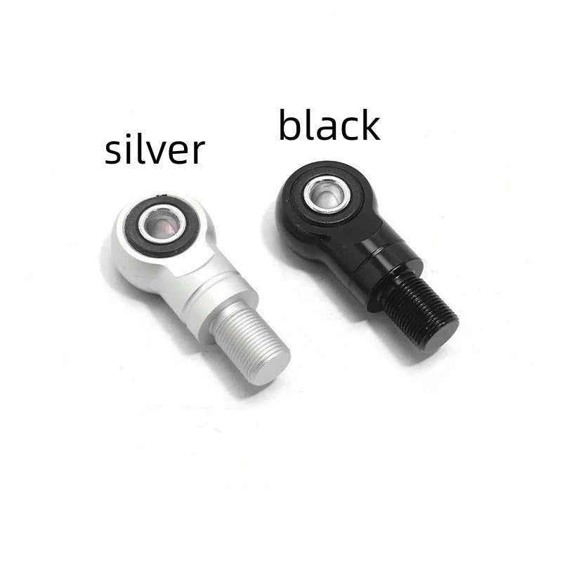 Aluminium alloy motorcycle shock absorber round head conversion kit with height adjustment options