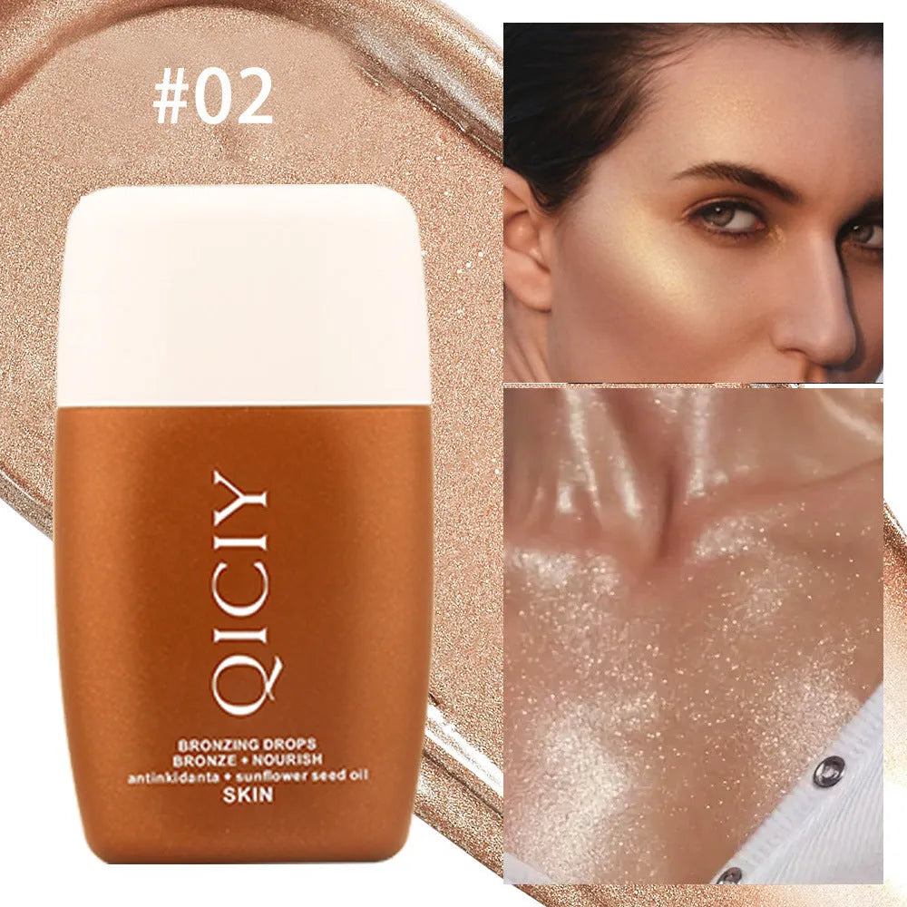 30ML face and body contour highlighting liquid in four shade options