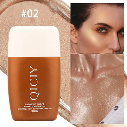 30ML face and body contour highlighting liquid in four shade options