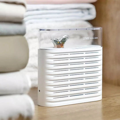 Recyclable Cabinet Dehumidification Box with visual moisture indicator and compact design