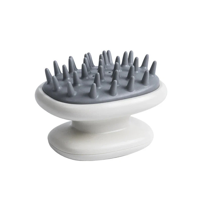 Silicone Scalp Massager Brush with Airbag Design for Gentle Exfoliation and Improved Blood Circulation
