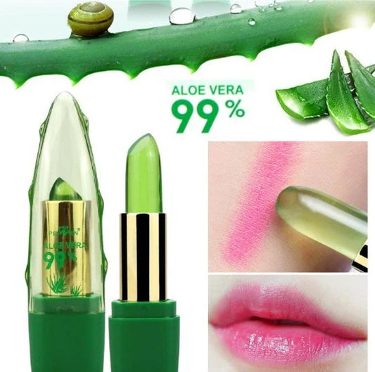 Aloe Vera Gel Color Changing Lipstick Gloss with personalised shade and deep hydration