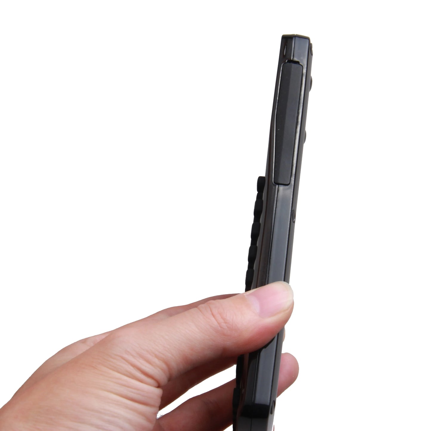 Black multifunctional e-book reader with a 2.8-inch screen and an adjustable carrying strap.