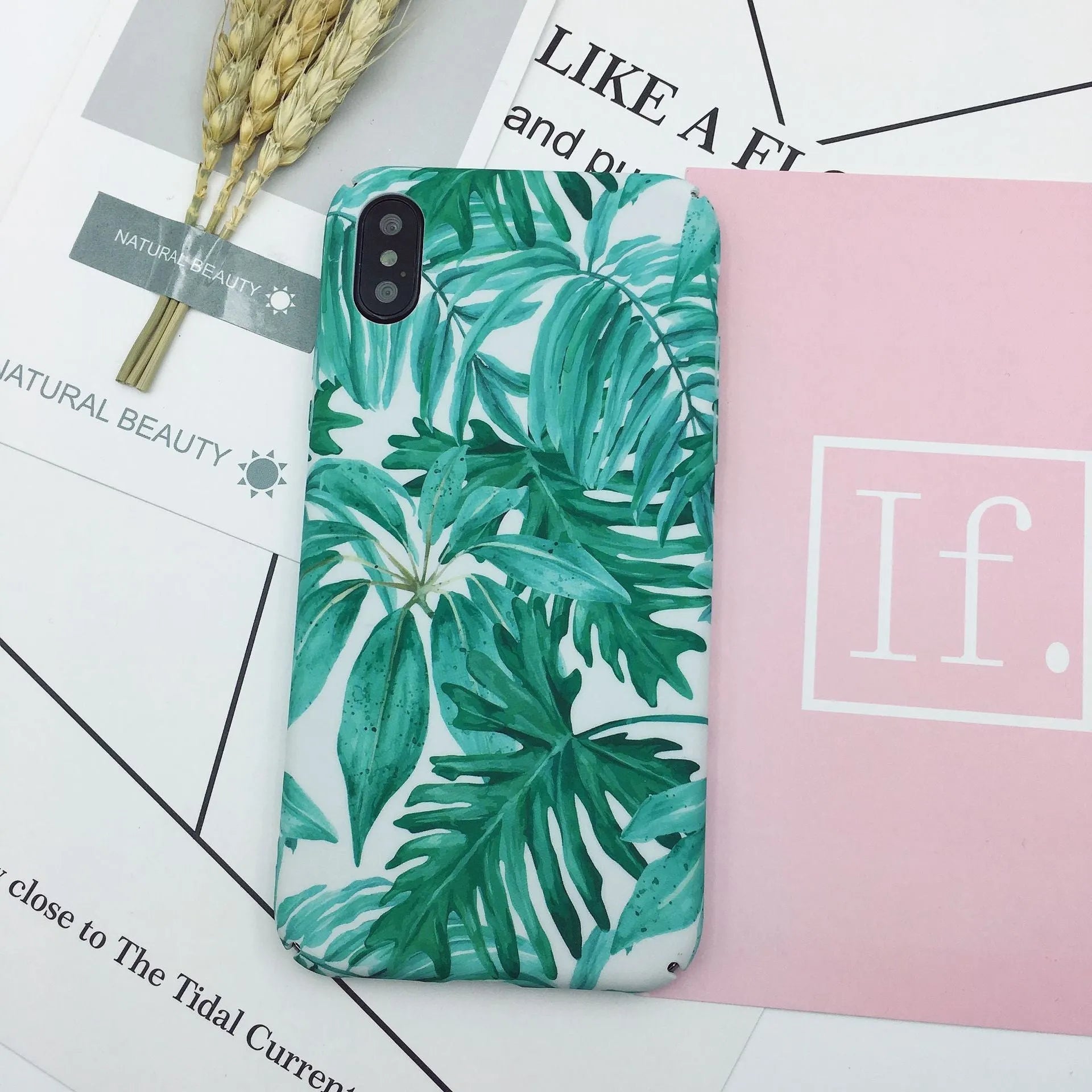 Green painted PC phone case back cover for OPPO VIVO iPhone smartphones