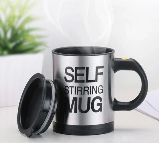 Automatic Stirring Electric Mug in various colors with 400ml capacity and leak-proof design