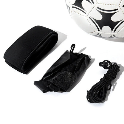 Adjustable Football Trainer for soccer skills development with elastic strap and waist belt