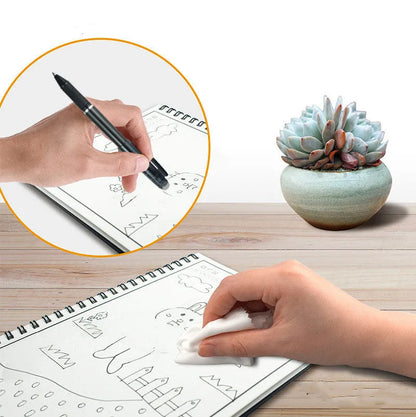Business intelligence notebook with PVC cover, 30 sheets, 181 x 255 mm, A5 and B5 options, audio recording and handwriting recognition
